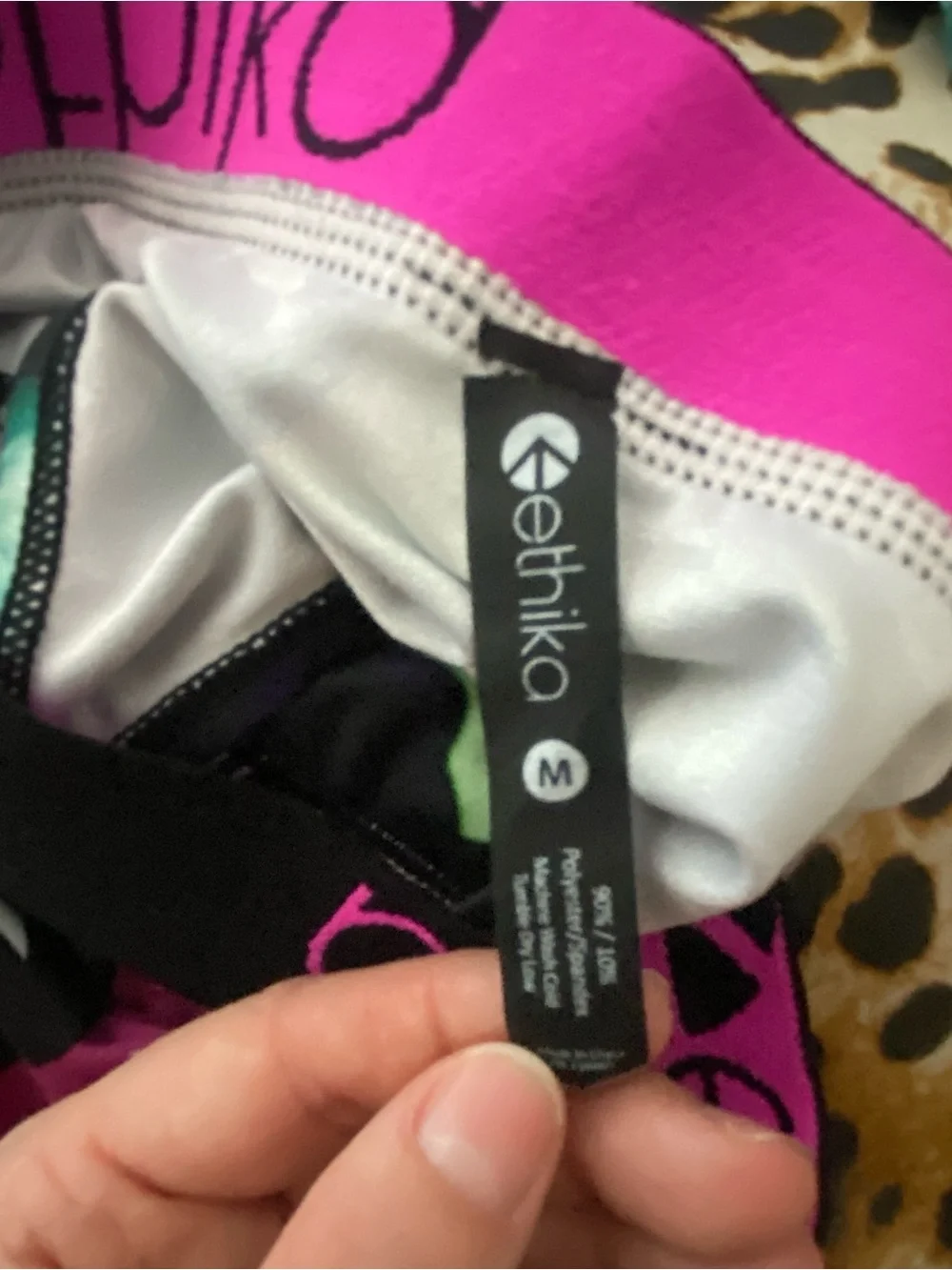 Ethika Womens Matching Sports Bra and Boxers Set